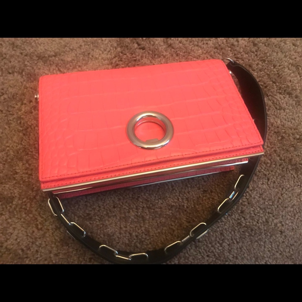 Alexander Wang leather punk style shoulder bag